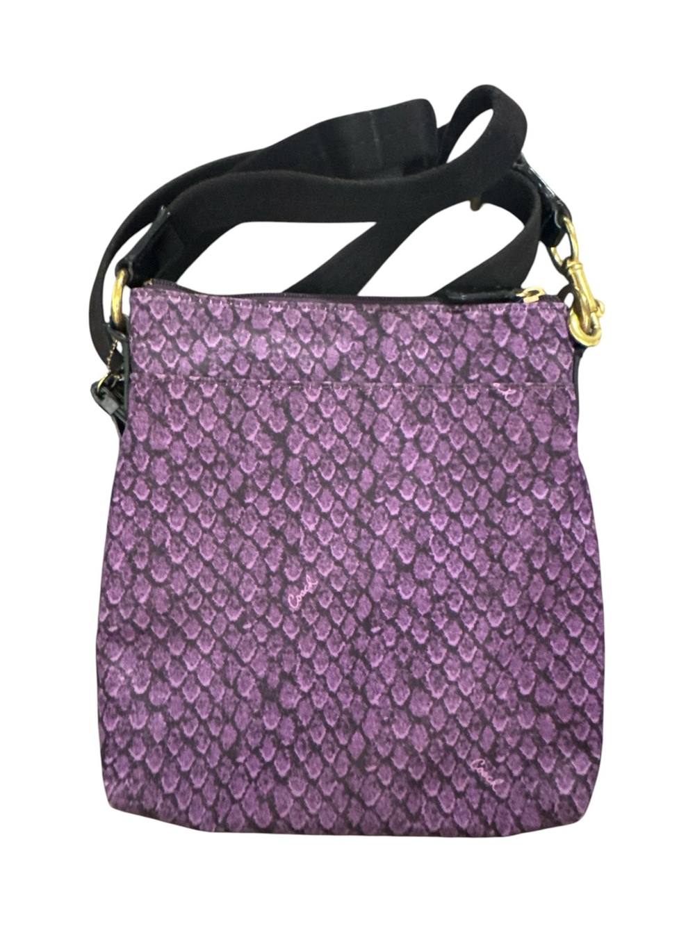 Coach Taylor Snake
Print Swingpack
Crossbody Bag minor rubbing on corners. C pic - Picture 2 of 11